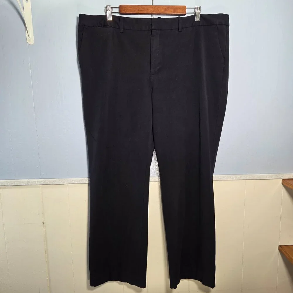 Eddie Bauer Woman's Navy Dark Blue Business Casual Office Workwear Dress Pants